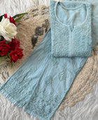 Razia Chikankar Hand Embroideredi Pant Set With Free Gift  💝  Inside