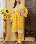 FLOWERPRINT AFGANI GOWN SET WITH FREE GIFT 💝  INSIDE