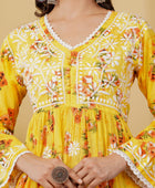 FLOWERPRINT AFGANI GOWN SET WITH FREE GIFT 💝  INSIDE
