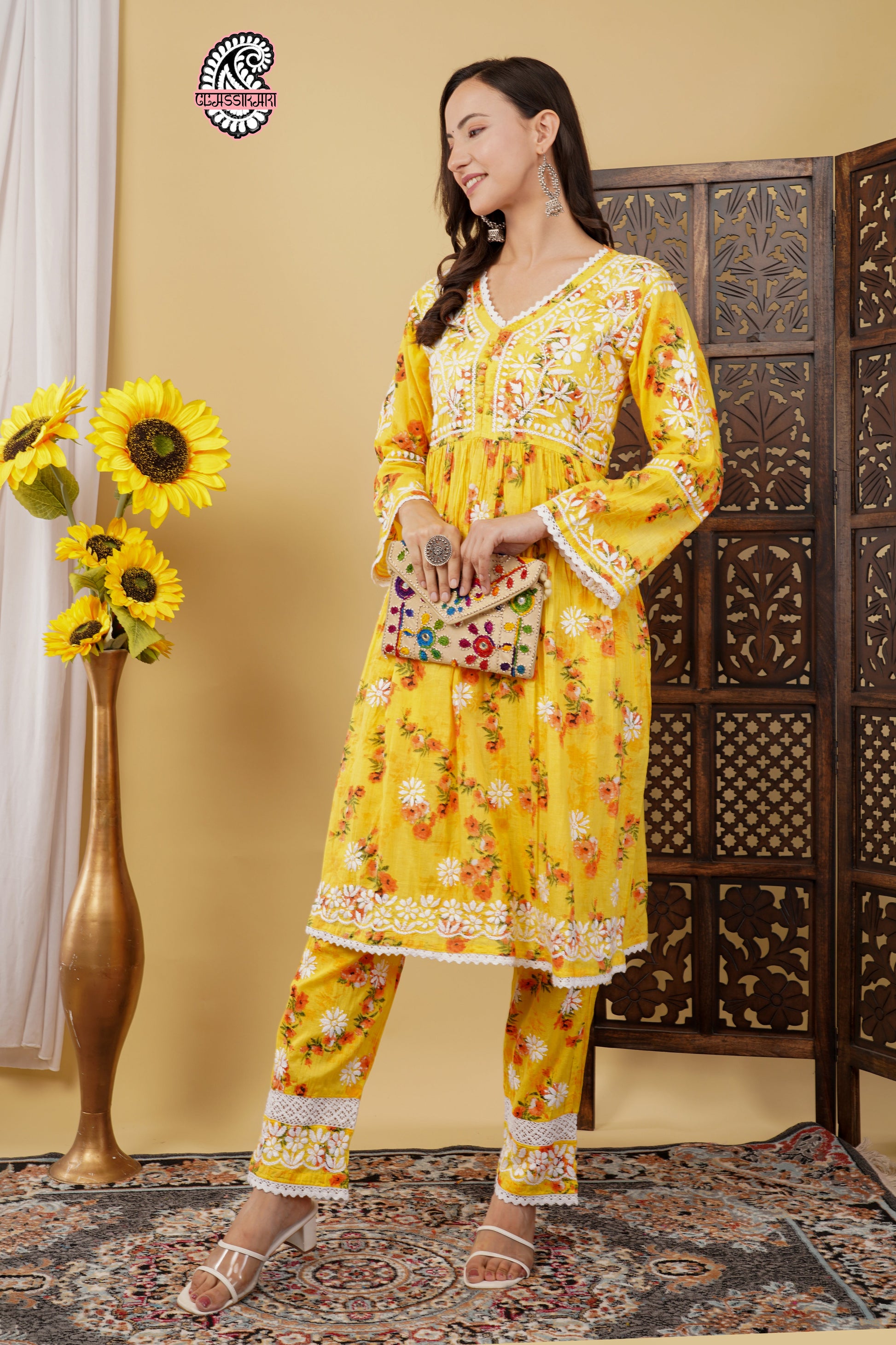 FLOWERPRINT AFGANI GOWN SET WITH FREE GIFT 💝  INSIDE