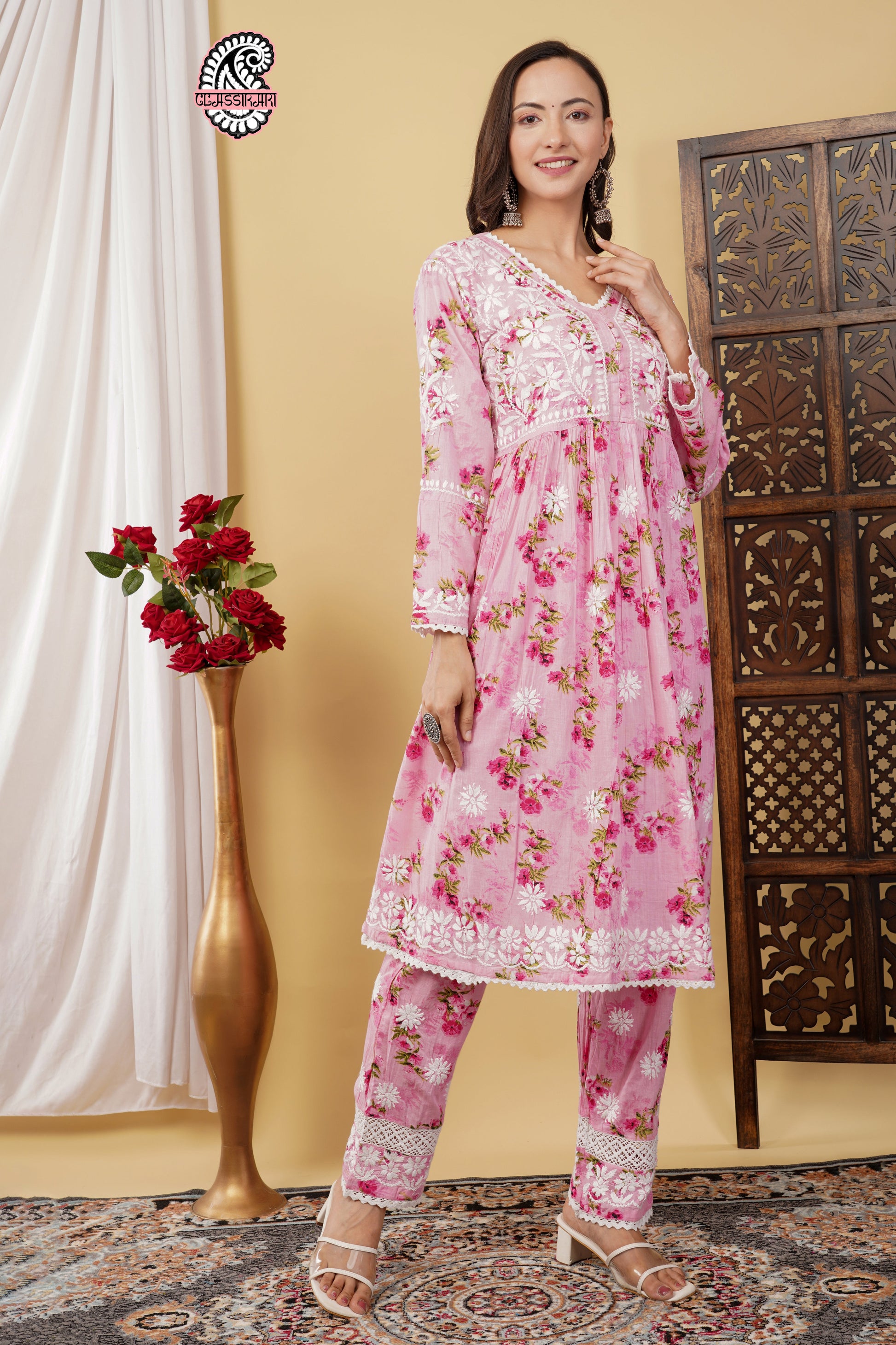 FLOWERPRINT AFGANI GOWN SET WITH FREE GIFT 💝  INSIDE