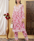 FLOWERPRINT AFGANI GOWN SET WITH FREE GIFT 💝  INSIDE