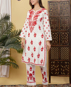 CHANDERI CO-ORD SET WITH  COLOUR THREAD WITH FREE GIFT 💝  INSIDE
