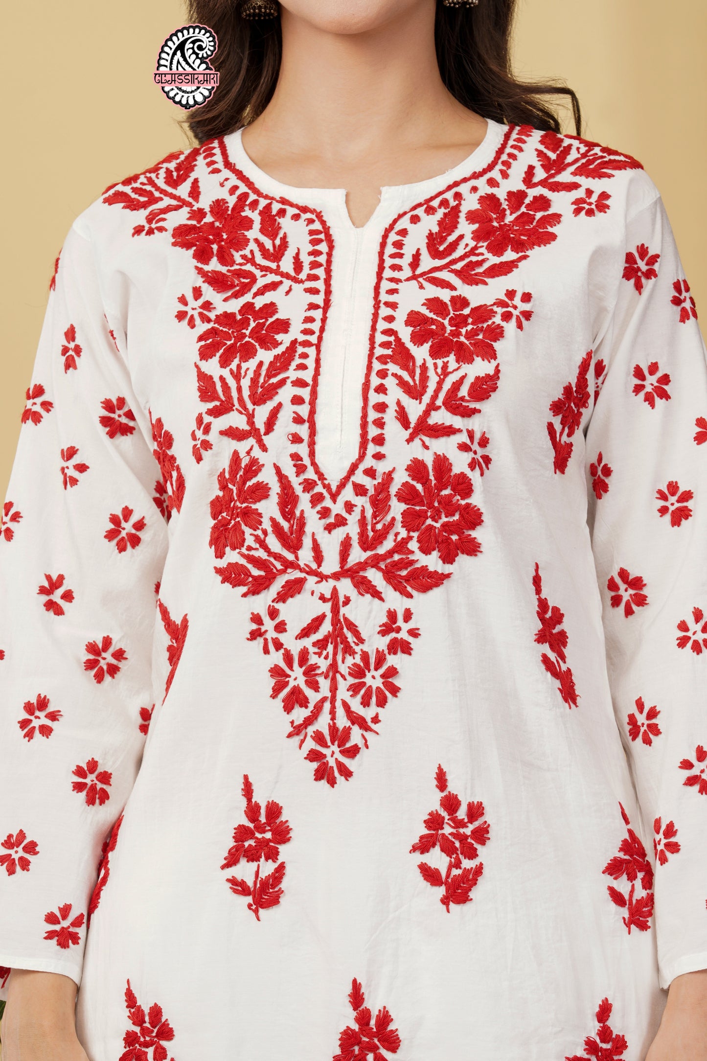 CHANDERI CO-ORD SET WITH  COLOUR THREAD WITH FREE GIFT 💝  INSIDE
