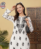 CHANDERI CO-ORD SET WITH  COLOUR THREAD WITH FREE GIFT 💝  INSIDE