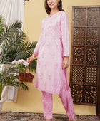 CHANDERI TONE WORK CO-ORD SET WITH FREE GIFT 💝  INSIDE