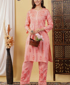 CHANDERI TONE WORK CO-ORD SET WITH FREE GIFT 💝  INSIDE