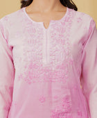 CHANDERI KURTI WITH HEAVY WORK WITH FREE GIFT 💝  INSIDE