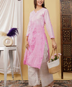 CHANDERI KURTI WITH HEAVY WORK WITH FREE GIFT 💝  INSIDE
