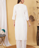 NOOR CHIKANKARI KURTI BLUE