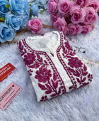 CHANDERI CO-ORD SET WITH  COLOUR THREAD WITH FREE GIFT 💝  INSIDE