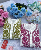 CHANDERI CO-ORD SET WITH  COLOUR THREAD WITH FREE GIFT 💝  INSIDE