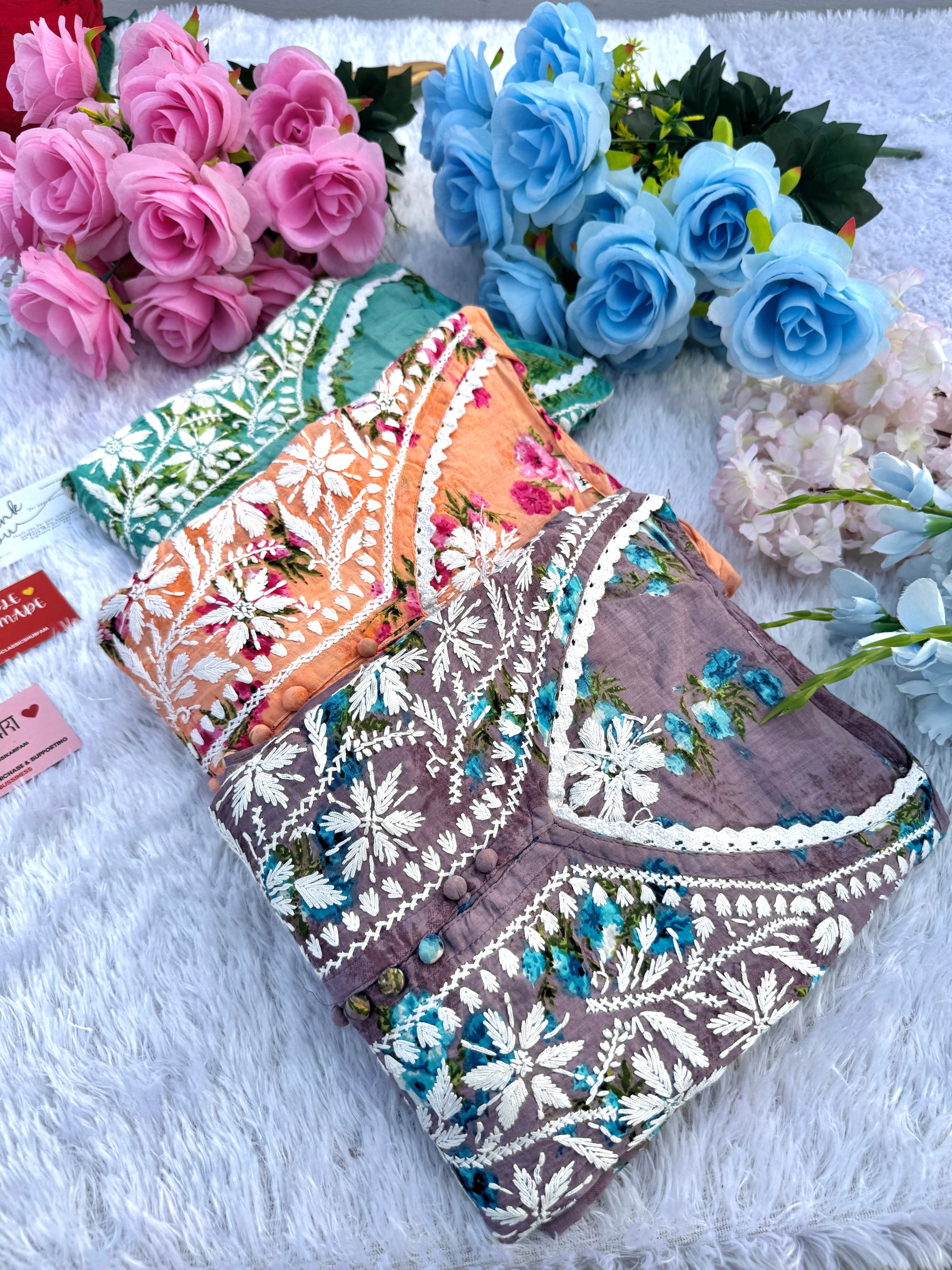 FLOWERPRINT AFGANI GOWN SET WITH FREE GIFT 💝  INSIDE
