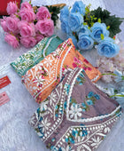 FLOWERPRINT AFGANI GOWN SET WITH FREE GIFT 💝  INSIDE