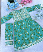 FLOWERPRINT AFGANI GOWN SET WITH FREE GIFT 💝  INSIDE