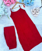 RAYON NOODLE STRAP COORD SET WITH FREE GIFT 💝  INSIDE