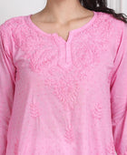 NAAZI SHORT COTTON HANDWORK KURTI