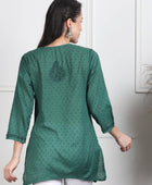 NAAZI SHORT COTTON HANDWORK KURTI