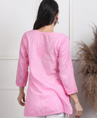 NAAZI SHORT COTTON HANDWORK KURTI