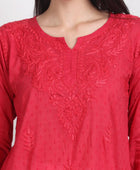 NAAZI SHORT COTTON HANDWORK KURTI