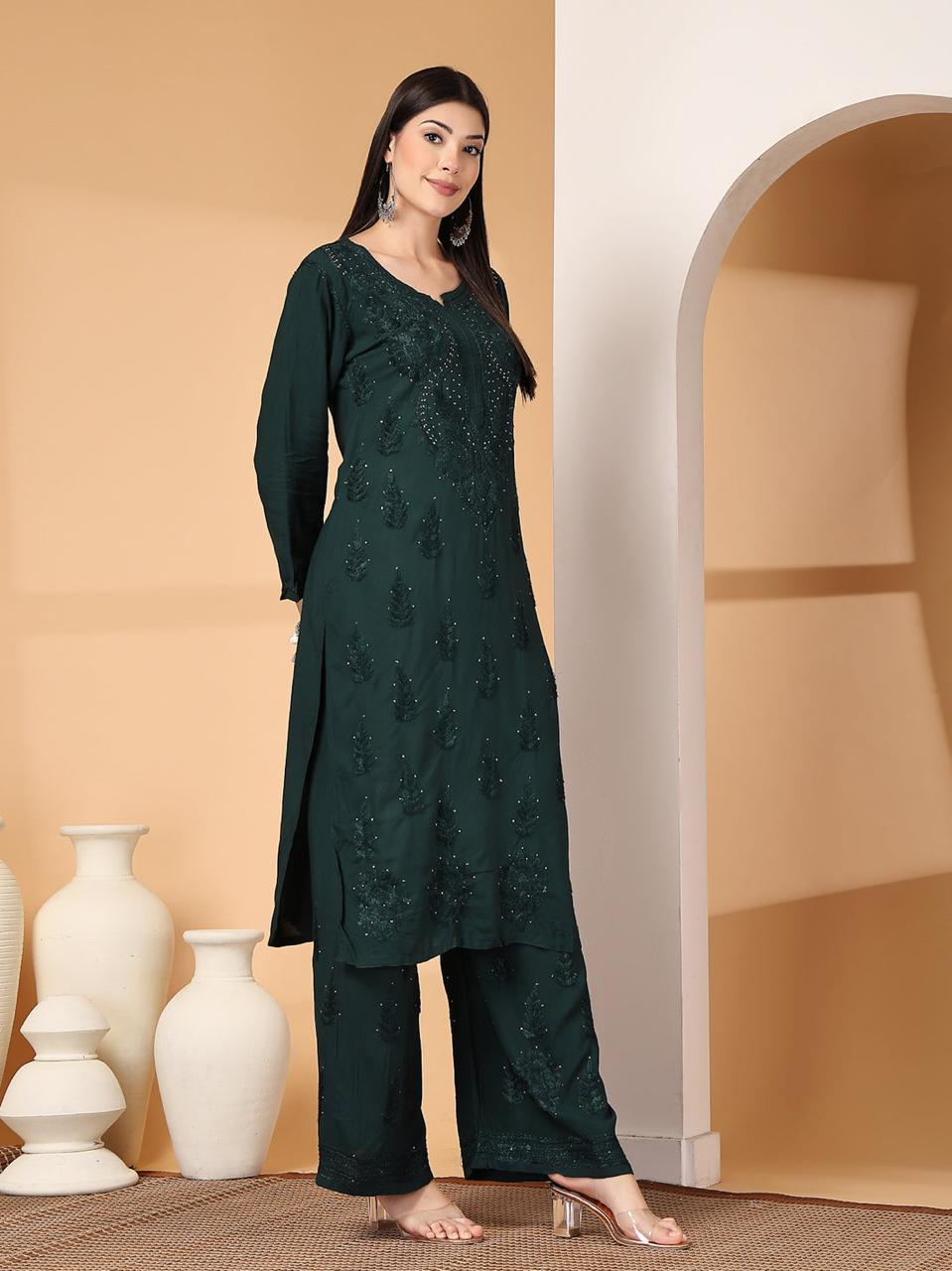 RAYON CHANDNI MUKAISH SET