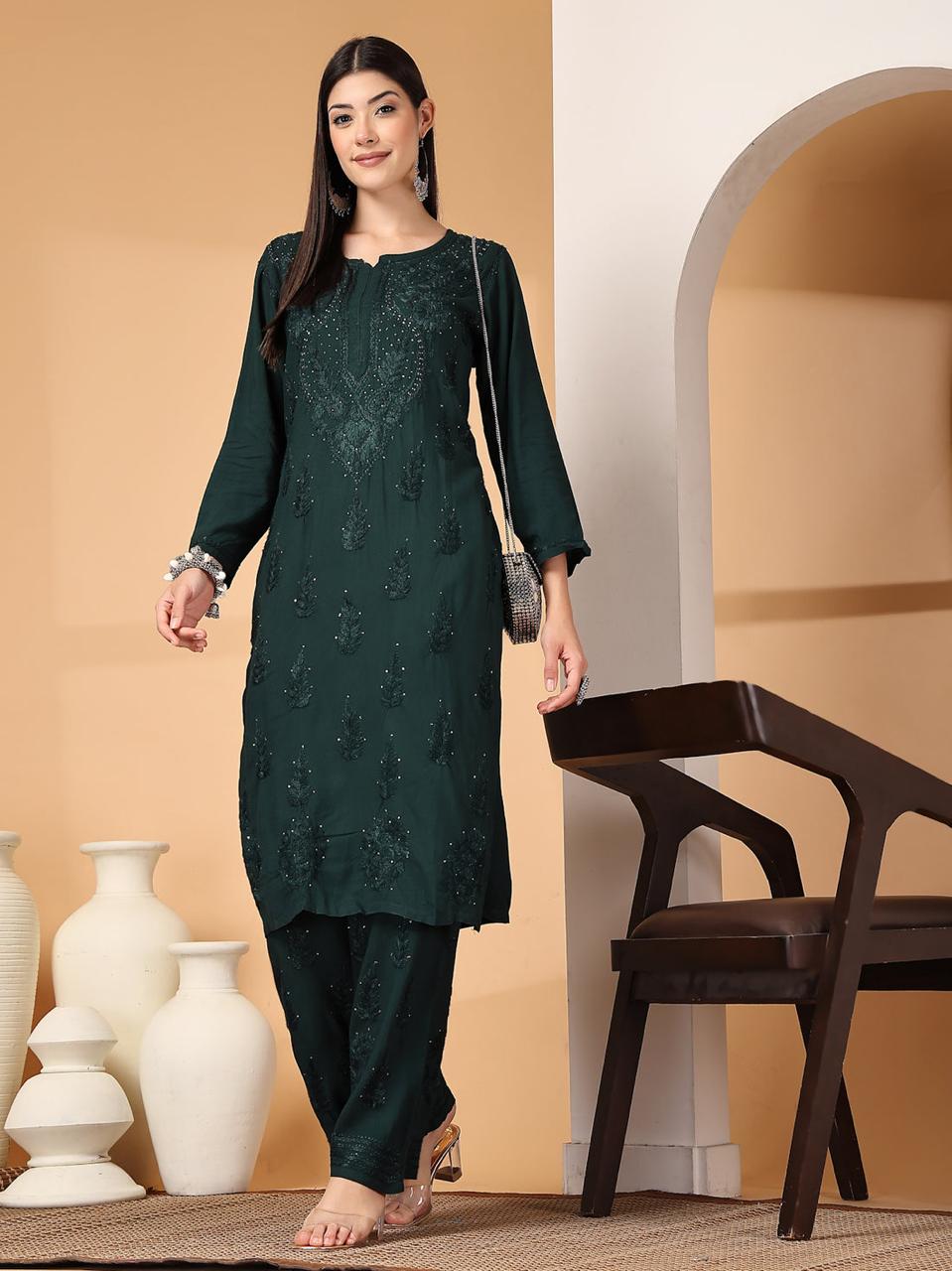 RAYON CHANDNI MUKAISH SET