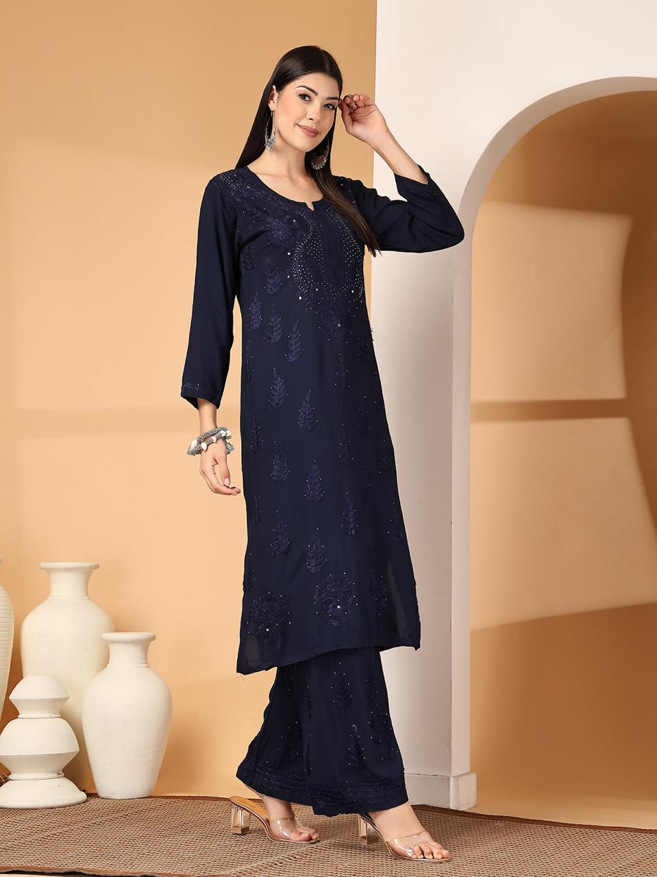 RAYON CHANDNI MUKAISH SET