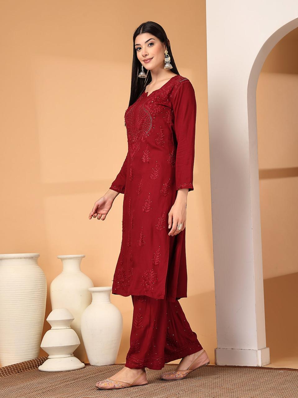 RAYON CHANDNI MUKAISH SET