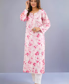 Neitra hand-embroidered malmal Kurti