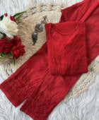 Razia Chikankar Hand Embroideredi Pant Set With Free Gift  💝  Inside