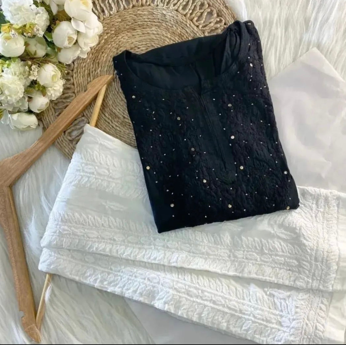 Versatile and Stylish Mukesh Embroidery in Rayon Kurti With Free Gift 💝 Inside